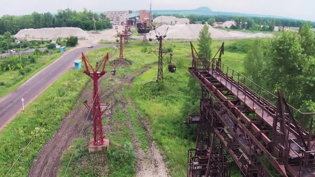 View of the trolley from the plant