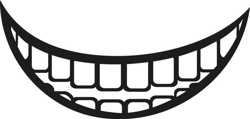 Fototapeta premium Big fat laughing mouth