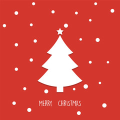 Christmas tree. Vector