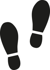 Shoe prints
