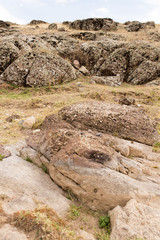 Fototapeta na wymiar rock stones in the mountains