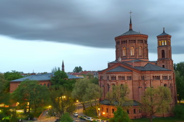 Fototapeta na wymiar st-thomas-church-berlin-germany