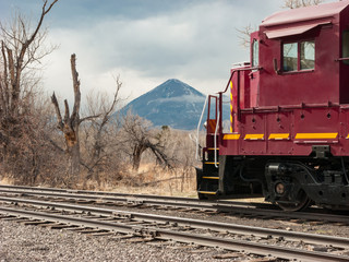 Railroad Locomotive at Rest