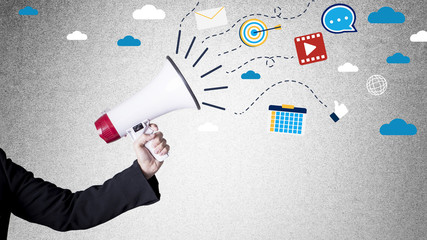 Digital marketing concept