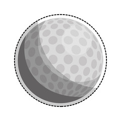 golf ball icon image vector illustration design 