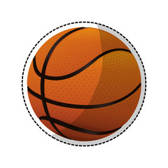 basketball ball icon image vector illustration design 