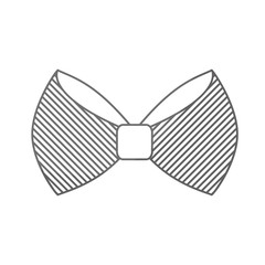 single bowtie icon image vector illustration design 