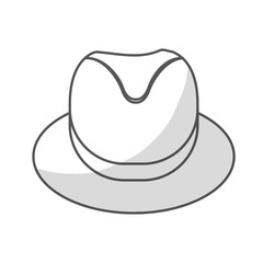 classic hat icon image vector illustration design 