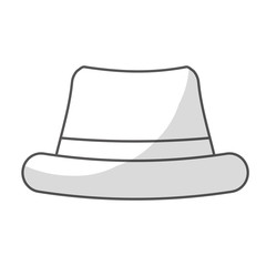 classic hat icon image vector illustration design 