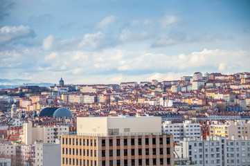 Naklejka premium Vue générale de Lyon
