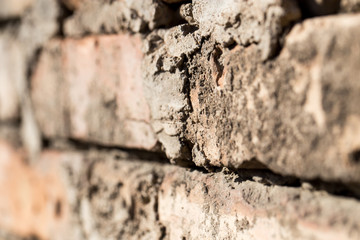 brick wall as background