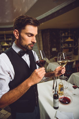 Exquisite sort of red wine