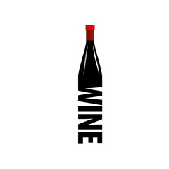 Vector logo wine