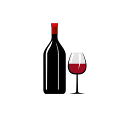 Vector logo wine
