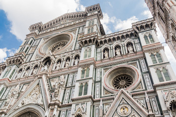 Fototapeta premium Details of Florence Cathedral, Florence, Italy