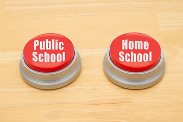The difference between public school and home schooling