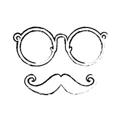 hipster man icon image vector illustration design 
