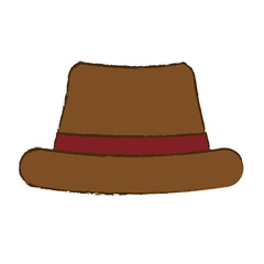 classic hat icon image vector illustration design 
