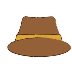 classic hat icon image vector illustration design 