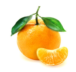 Photo of tasty mandarin