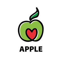 vector logo apple