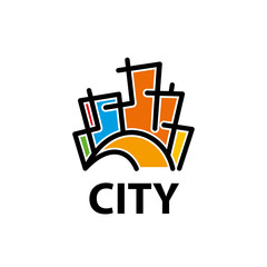 vector logo city