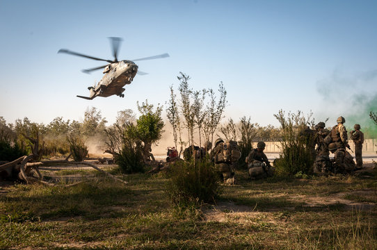 Helicopter Landing zone in Helmand, Afghanistan