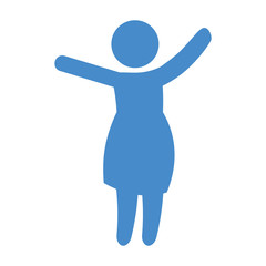 abstract woman icon image vector illustration design