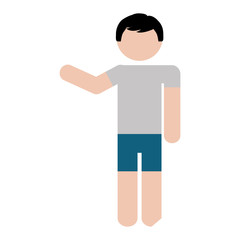 faceless man icon image vector illustration design 