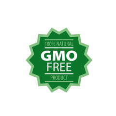 Vector logo gmo free