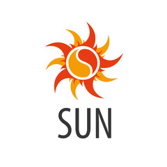 vector logo sun