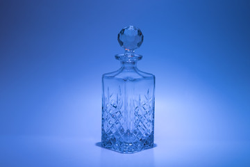 Crystal decanter with stopper