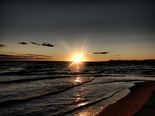 Schweden Westküste Sonnenuntergang