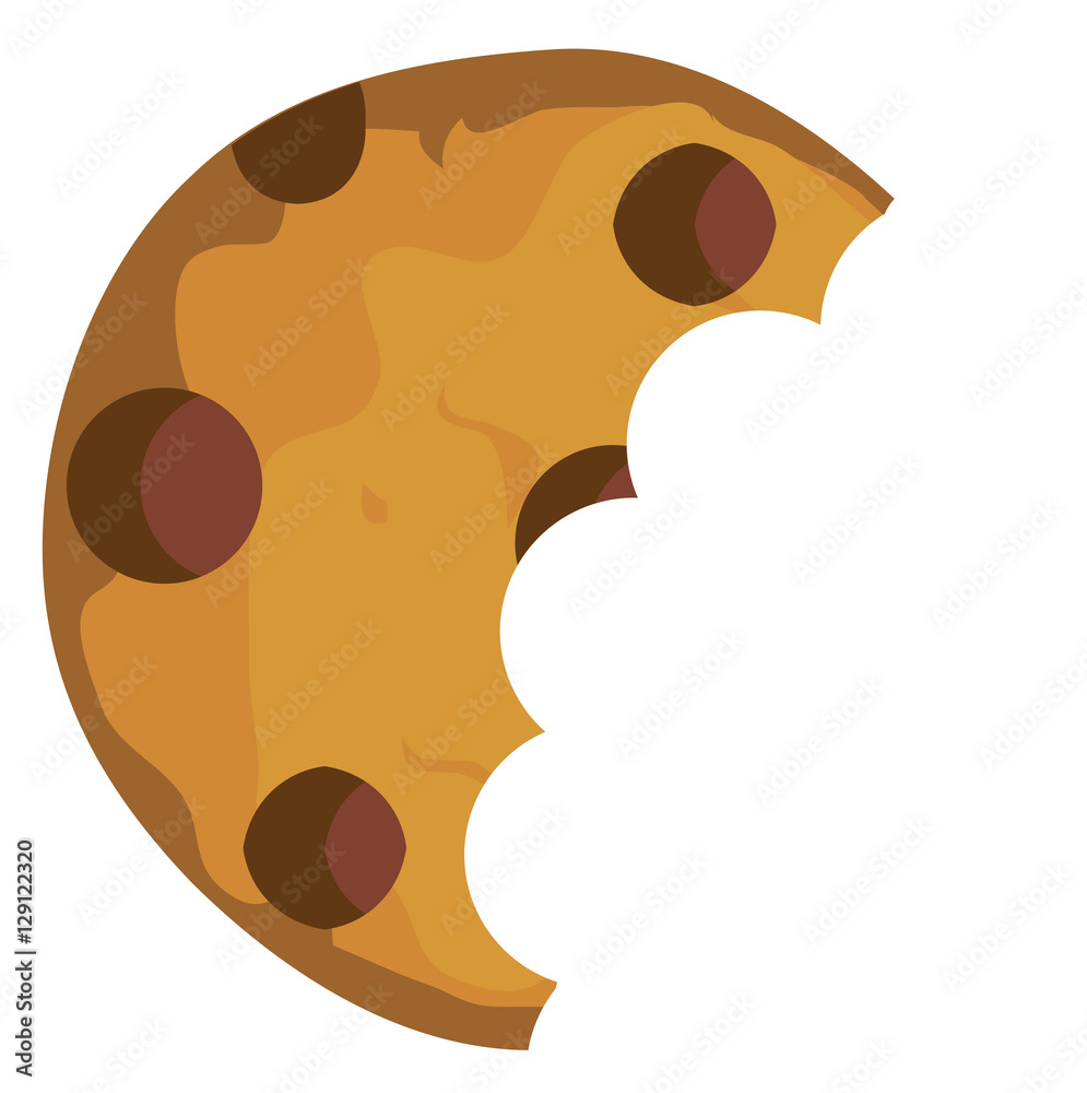 Wall mural vector cookie background