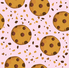 Vector Cookie Background