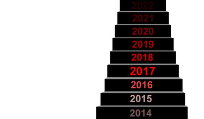 Obraz premium Year stairs