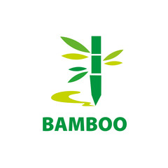 vector logo bamboo