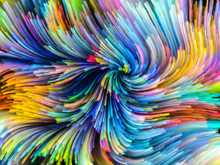 Fototapeta na wymiar Colorful Swirl