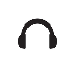 Fototapeta na wymiar Headphones icon vector