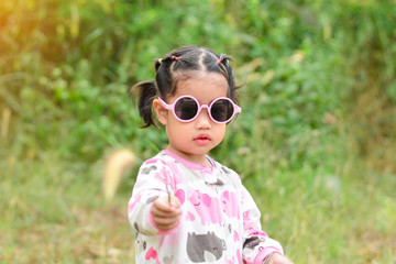 cute asian little girl