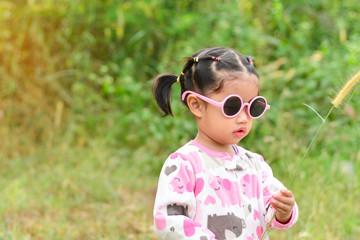 cute asian little girl