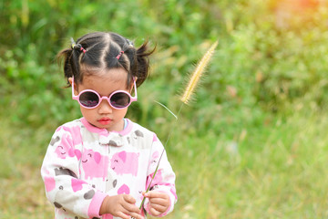 cute asian little girl