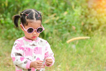 cute asian little girl