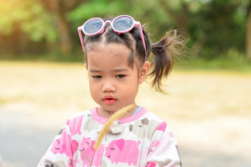 cute asian little girl