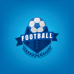 Soccer logo design,vector illustration