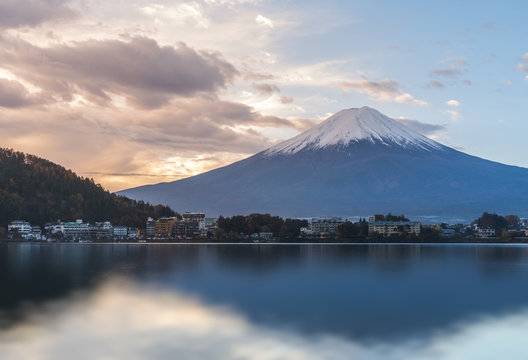 Mt. Fuji at Lake Kawaguchi, Japan