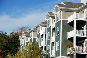 modern apartment building