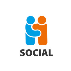 vector logo social