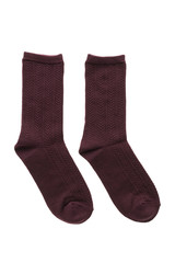 Pair of cotton sock for clothing