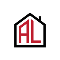 simple initial logo pentagon house